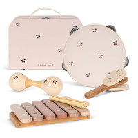 Konges Sløjd Music Set in Suitcase – incl. Tambourine, Castanet, Maracas & Xylophone