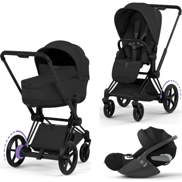 Cybex E-Priam 5 Style Stroller Set 3 in 1 incl. Cloud T i-Size Car Seat