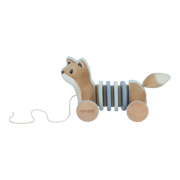 Little Dutch Wobbly Wooden Pull-Along Animal FSC