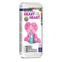 Magna-Tiles microMAGS Heart to Heart Travel Set - 26 Pieces