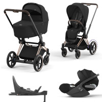 Cybex E-Priam Stroller Set 4 in 1 incl. Cybex Cloud T i-Size car seat and Base T i-Size Cybex E-Priam Stroller Set 4 in 1 incl. Cybex Cloud T i-Size car seat and Base T i-Size