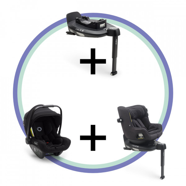 Bugaboo Turtle Air - Bugaboo Owl Set 3 in 1 inkl. 360 Isofix Basis