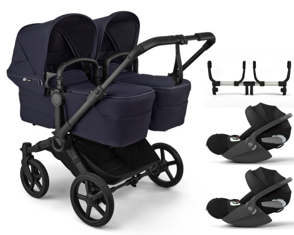 Bugaboo Donkey 6 Twin Kinderwagen Set 3 in 1 inkl. Cybex Cloud T i-Size