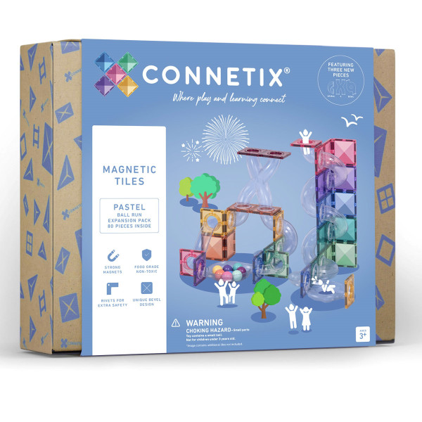 Connetix expansion set Ball Run Pastel - 80 parts