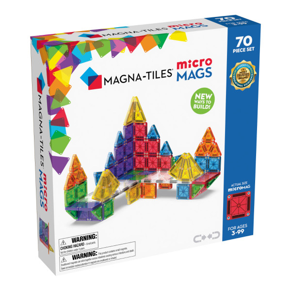 Magna-Tiles microMAGS Deluxe - 70 Pieces