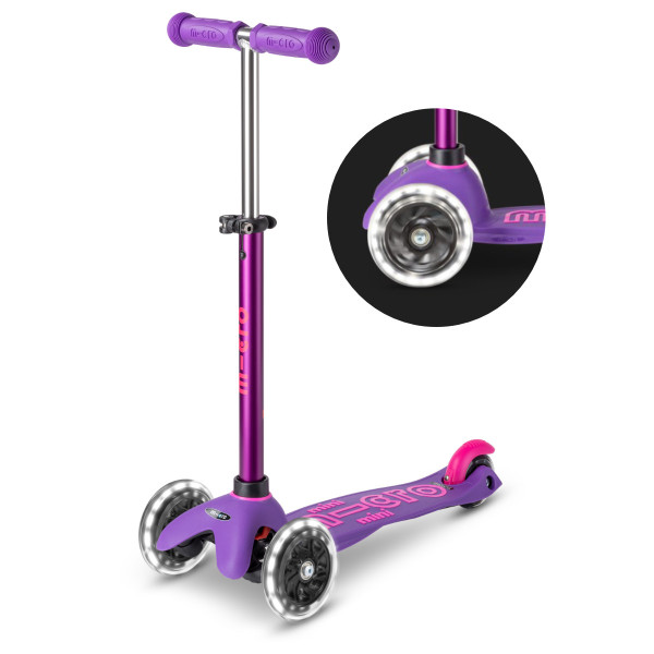 Mini Micro Deluxe Scooter mit LED Räder