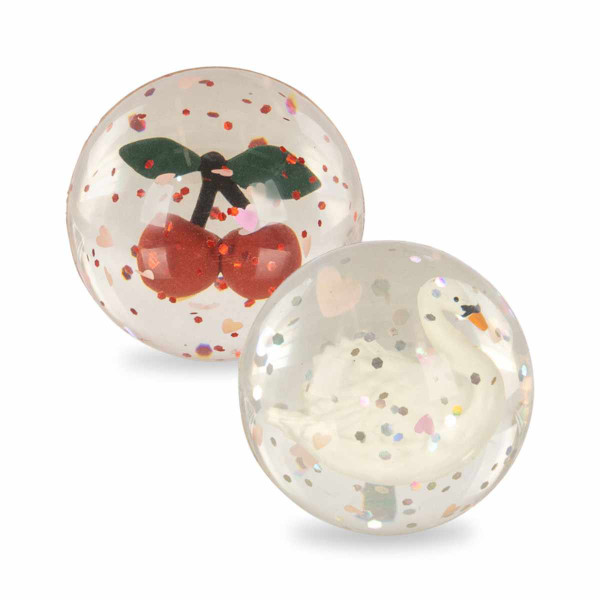 Konges Sløjd Bouncy Balls with Glitter & 3D Figures