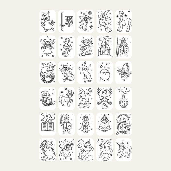 Kidywolf Nachfüllset für Kidydraw Mini Zeichentablett