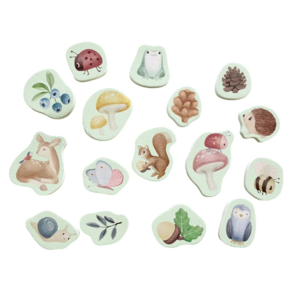 Little Dutch Bath Foam Figures Forest Friends & Fairy Garden
