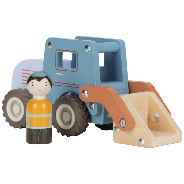 Little Dutch Bagger mit Figur aus FSC-Holz