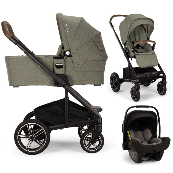 Nuna MIXX Next Stroller Set 3‑in‑1 incl. Nuna PIPA Next i‑Size Infant Car Seat