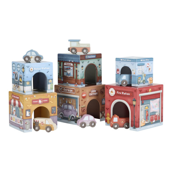 Little Dutch Stapelturm inkl. 6 Wagen FSC