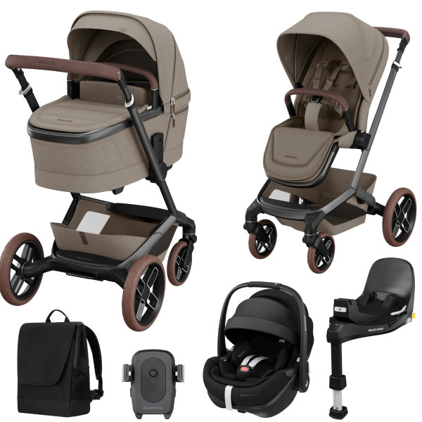 Maxi Cosi Fame 3-in-1 Stroller Set incl. Pebble 360 Pro2 i-Size + Free FamilyFix 360 Pro + Free Accessories