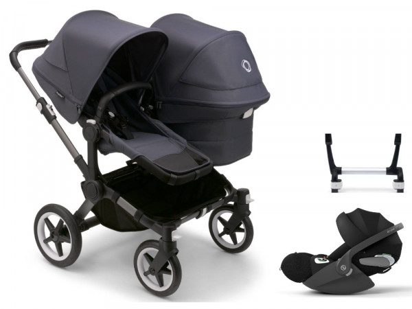 Bugaboo Donkey 5 Duo pushchair set 3 in 1 incl. Cybex Cloud T i-Size car seat