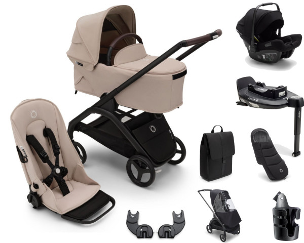 Bugaboo Dragonfly Kinderwagen Set Komplett - All-in-One Paket