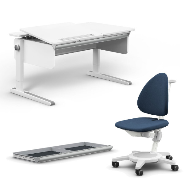 Moll Champion Left Up Schreibtisch + Maximo Bürostuhl