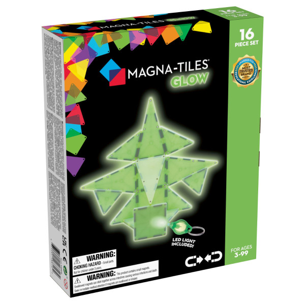 Magna-Tiles Glow in the Dark – 16 Pieces
