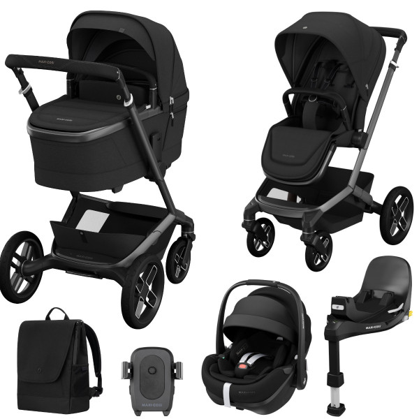 Maxi Cosi Fame 3-in-1 Stroller Set incl. Pebble 360 Pro2 i-Size + Free FamilyFix 360 Pro + Free Accessories