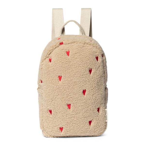 Studio Noos Teddy Hearts Mini Backpack
