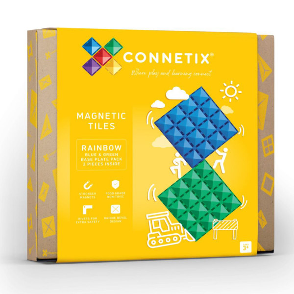 Connetix magnetic toy base plates | 2 parts