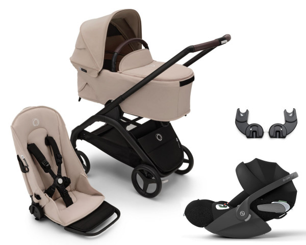 Bugaboo Dragonfly Pram Set 3 in 1 incl. Cybex Cloud T I-size Carseat