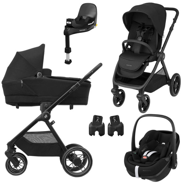Maxi Cosi Oxford+ Kinderwagen Set 3 in 1 inkl. Pebble 360 Pro2 + FamilyFix 360 Pro Basisstation