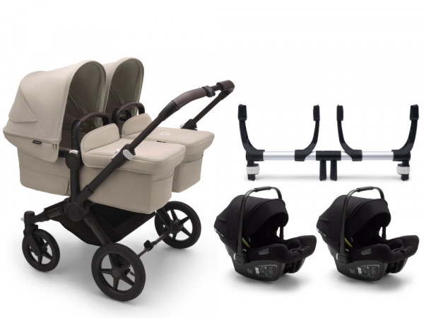 Bugaboo Donkey 5 Twin Stroller Set 3 in 1 incl. Bugaboo Turtle Air