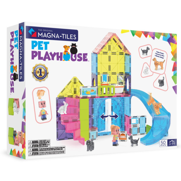 Magna-Tiles Pet Playhouse – 50-Piece