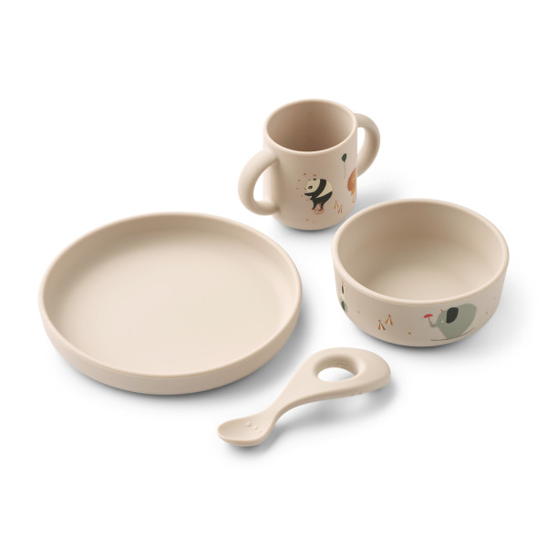 Liewood Vivi Silikon Geschirr-Set, 4er-Pack