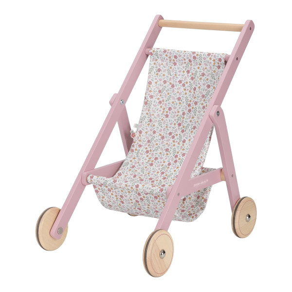 Little Dutch Wooden Doll Stroller FSC