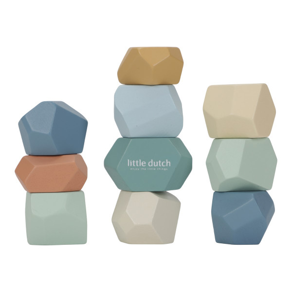 Little Dutch Wooden Stacking Stones FSC