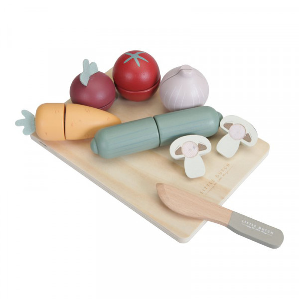 Little Dutch wood vegetables to cut
