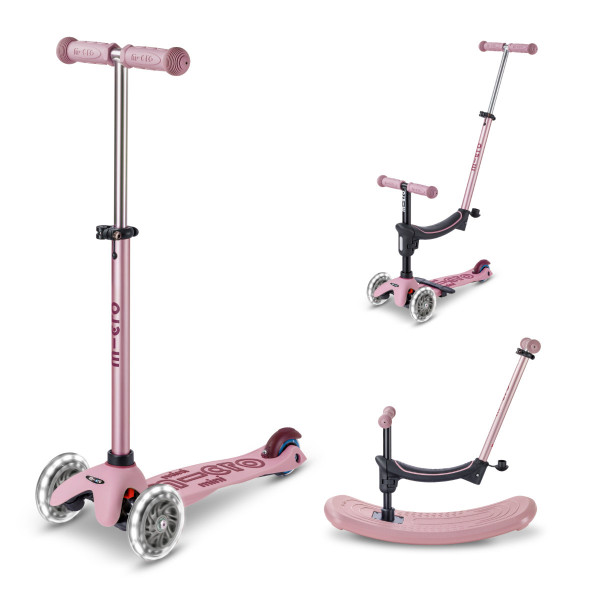 Mini Micro Deluxe Scooter Rock & Go mit LED Räder