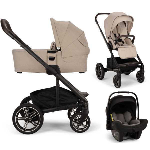 Nuna MIXX Next Stroller Set 3‑in‑1 incl. Nuna PIPA Next i‑Size Infant Car Seat