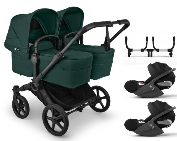 Bugaboo Donkey 6 Twin 3-in-1 Set incl. 2x Cybex Cloud T i-Size