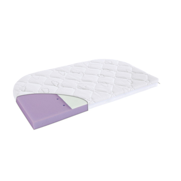 Träumeland Matratze Brise Light für Kinderwagen/ Beistellbett/ Stubenkorb/ Bollerwagen