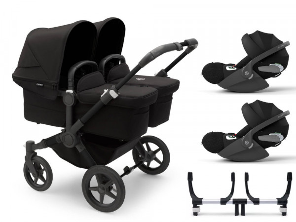 Bugaboo Donkey 5 Twin Stroller Set 3 in 1 incl. Cybex Cloud T i-Size car seat