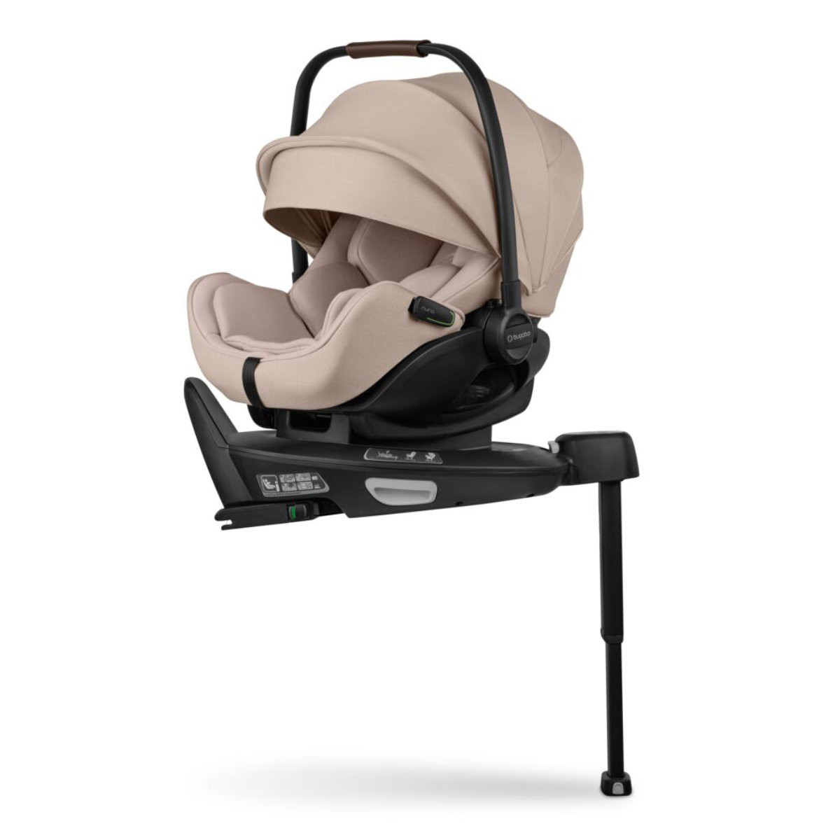 Bugaboo Otter by Nuna Autositz mit 360 Isofix-Basis Desert Taupe Melange