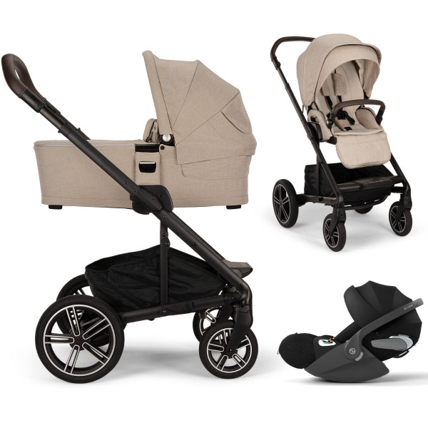 Nuna MIXX Next Kinderwagen Set 3 in 1 inkl. Cybex Cloud T i-Size Babyschale