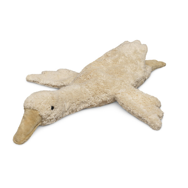 Senger Naturwelt Gans klein – Kuscheltier & Wärmekissen, 47 cm