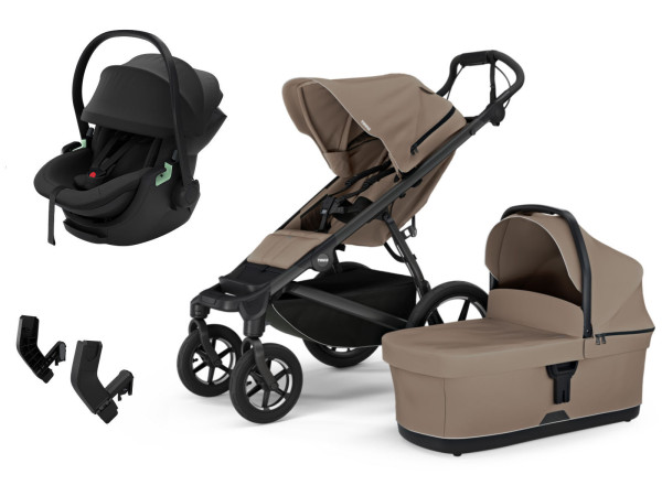 Thule Urban Glide 4-wheel Stroller Set 3-in-1 incl. Maple i-Size Infant Car Seat