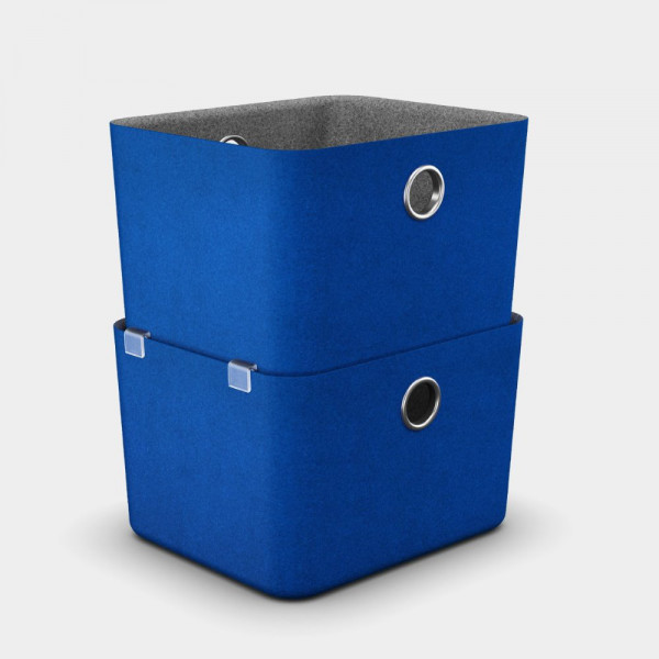 Moll Basket Filzboxen SQ 130mm, 2er-Pack