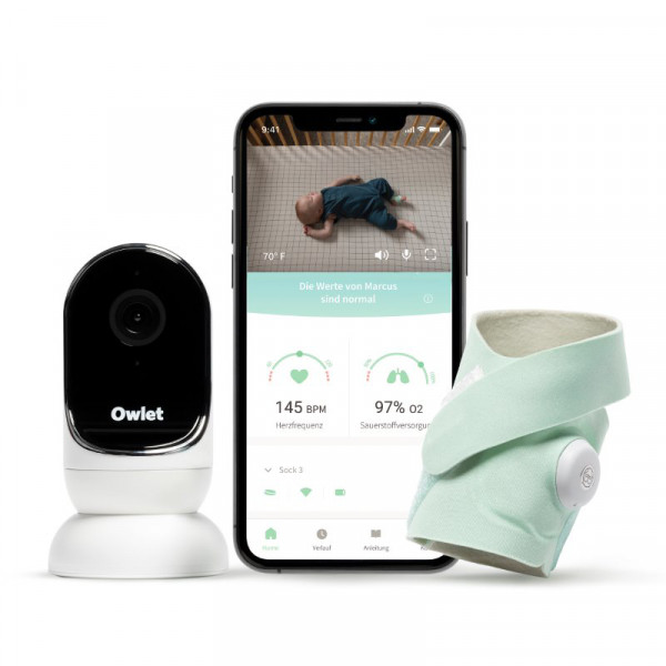 Owlet Babyphone Duo (Smart Sock 3 + HD-Video-Cam)