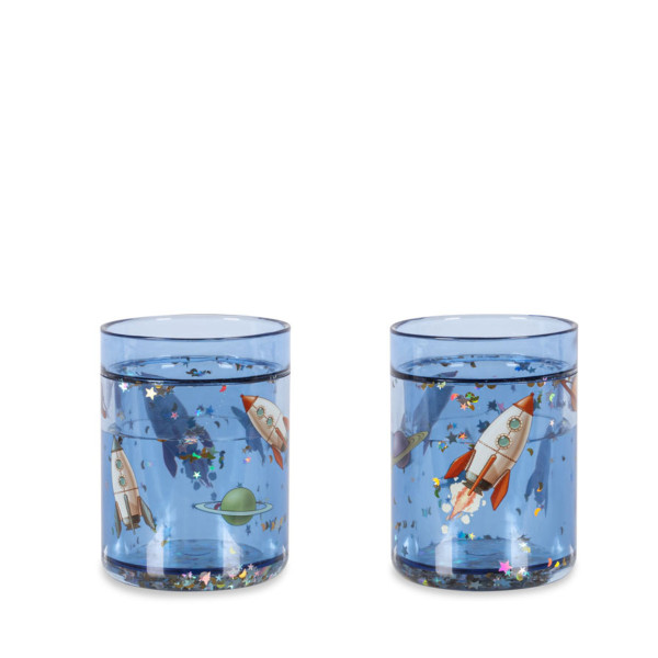 Konges Sløjd 2er-Pack Glitzerbecher