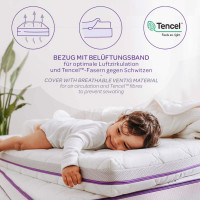 Preview: Träumeland Premium Baby and Children's Mattress Brise, 60x120 / 70x140 cm Preview: Träumeland Premium Baby and Children's Mattress Brise, 60x120 / 70x140 cm