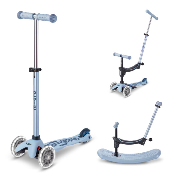 Mini Micro Deluxe Scooter Rock & Go mit LED Räder