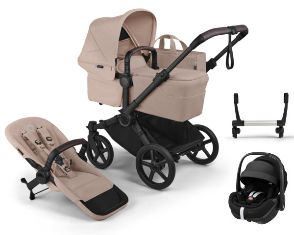Bugaboo Donkey 6 Mono Kinderwagen Set 3 in 1 inkl. Maxi Cosi Pebble 360 Pro2 Babyschale