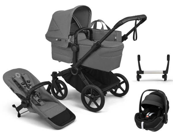 Bugaboo Donkey 6 Mono Kinderwagen Set 3 in 1 inkl. Maxi Cosi Pebble 360 Pro2 Babyschale