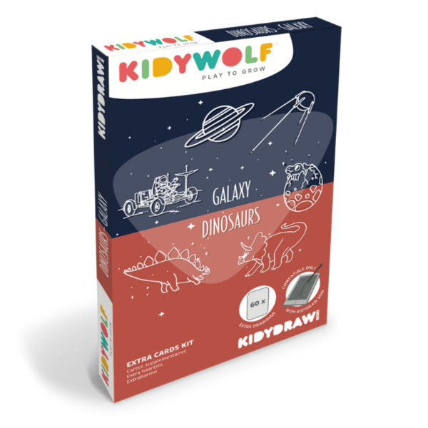 Kidywolf Refill Set for Kidydraw Mini Drawing Tablet