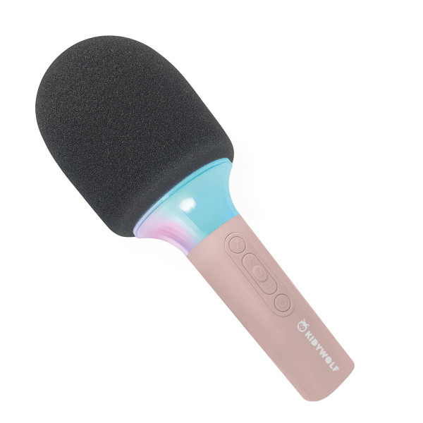 Kidywolf Kidymic – Karaoke Microphone with LED Lights